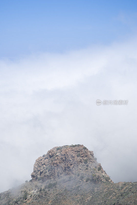 云峰，特内里费山脉，加那利群岛，复制空间