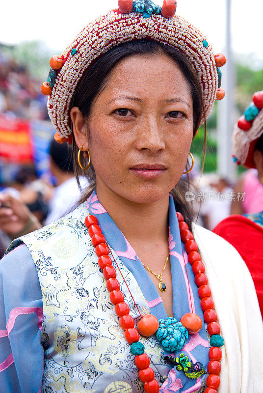 夏尔巴人的女人