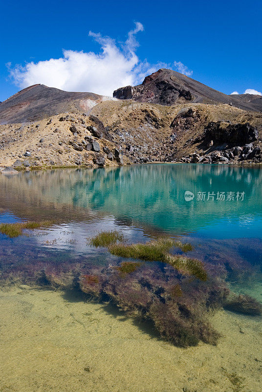 火山的火山口湖