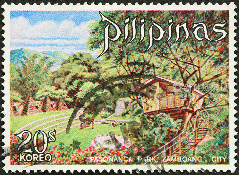 树屋，Pasonanca公园，三宝岛，菲律宾