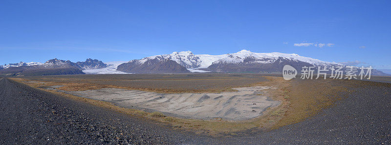 冰岛的火山,