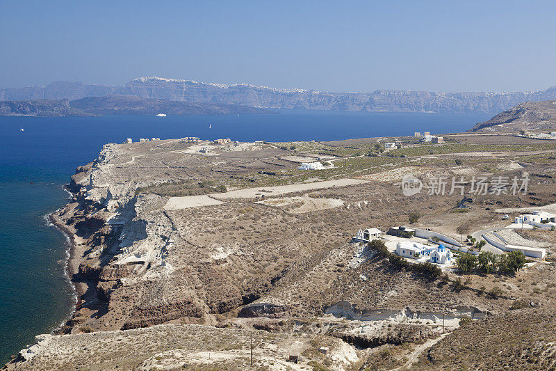 圣托里尼岛火山口