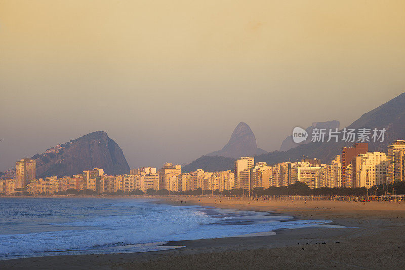 里约热内卢的科帕卡巴纳海滩