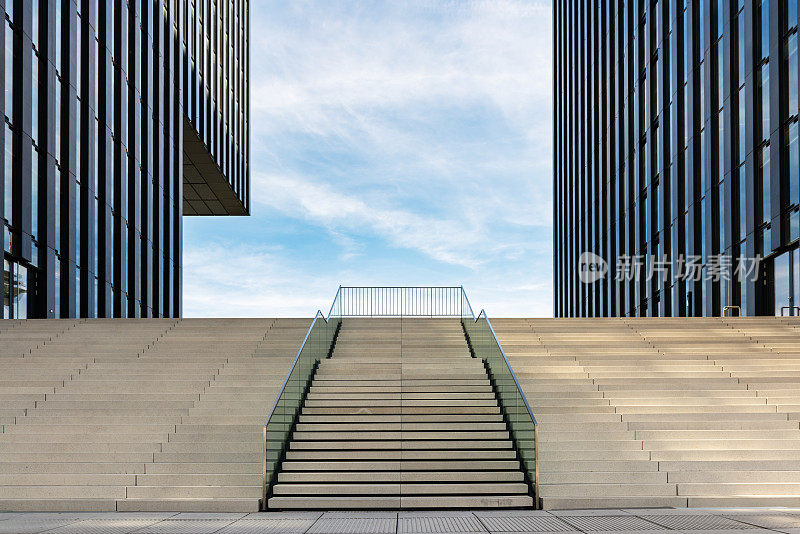 媒体港的空楼梯Düsseldorf