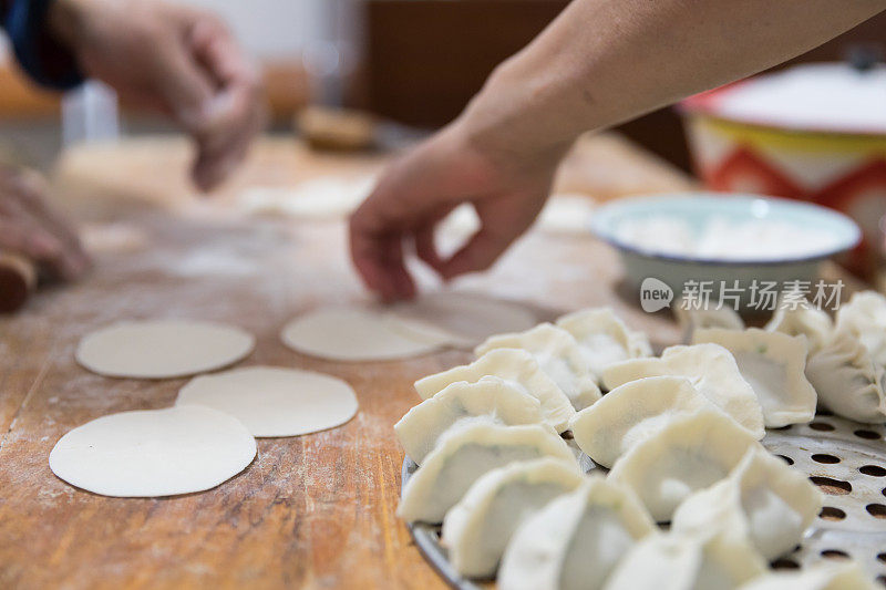 烹饪中国饺子(饺子)