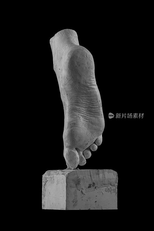 石膏四肢脚脚与手指，身体部分