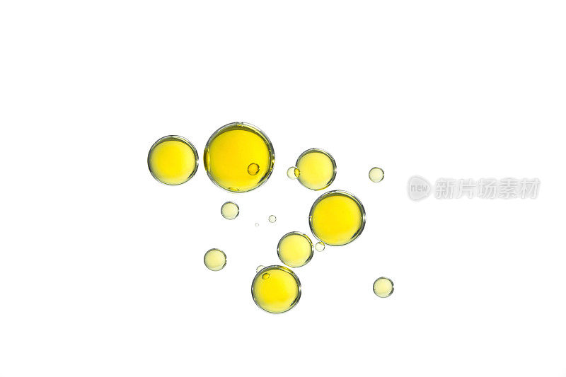黄色油泡沫