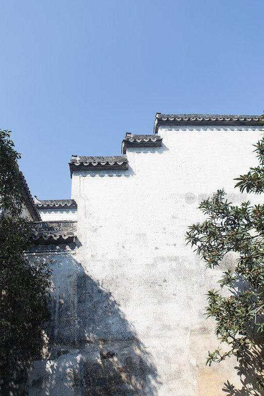 中国传统风格的墙