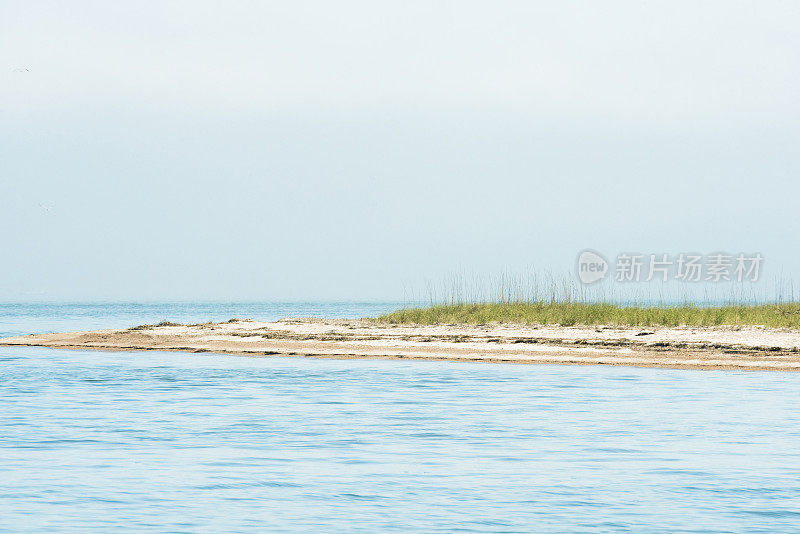 坎伯兰岛海滩，海景景观