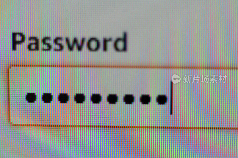 Internet浏览器中的密码框