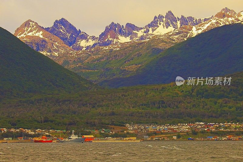 比格尔海峡和纳瓦里诺山脉，波多黎各威廉姆斯-智利