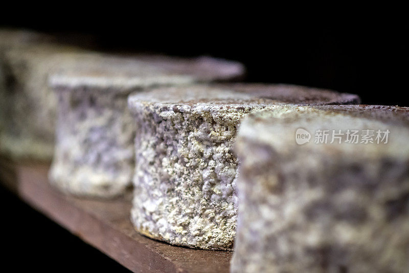 传统意大利托马奶酪生产
