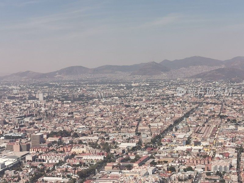 墨西哥城鸟瞰图
