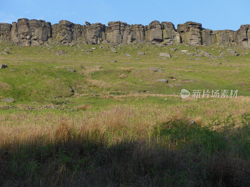 Stanage边缘,英格兰