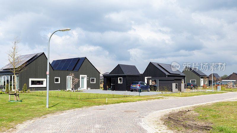 荷兰的现代可持续木制房屋