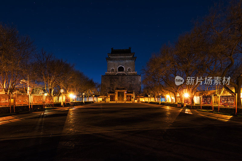 北京钟楼夜景