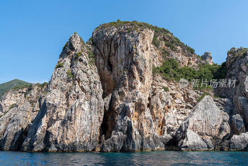 科孚岛,希腊海岸线