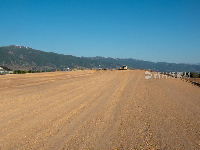 高速公路建设项目。Kaysville,犹他州。