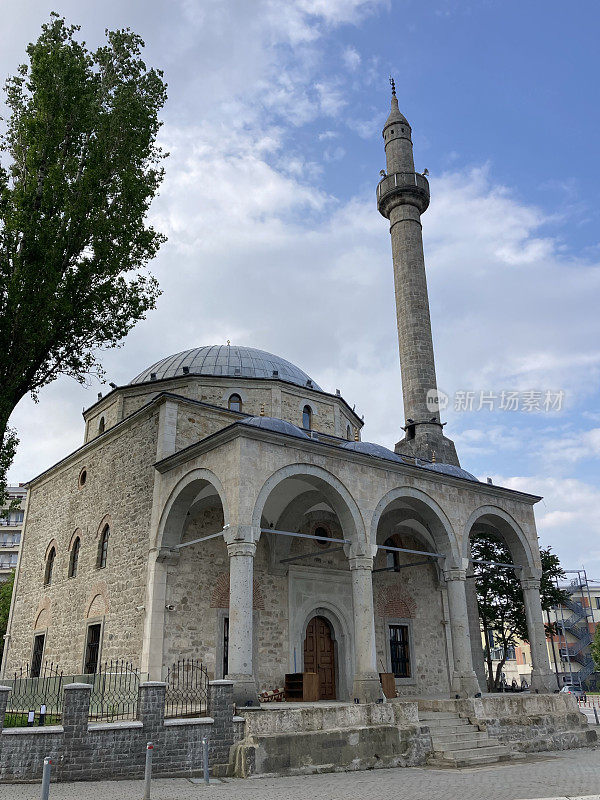 科索沃-普里什蒂纳-市中心的Xhamia清真寺Çarshisë