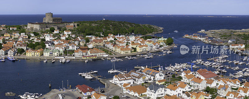 瑞典Bohuslän美丽的Marstrand