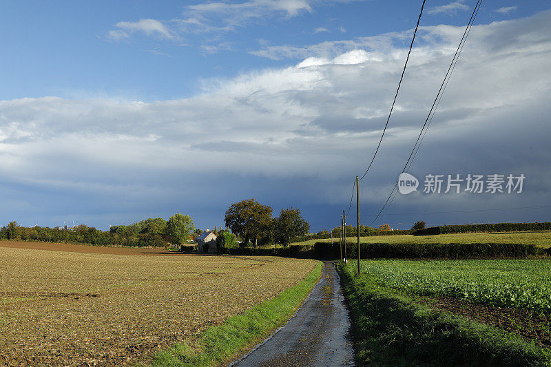 法国诺曼底的风景