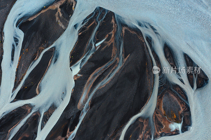 辫状冰川河
