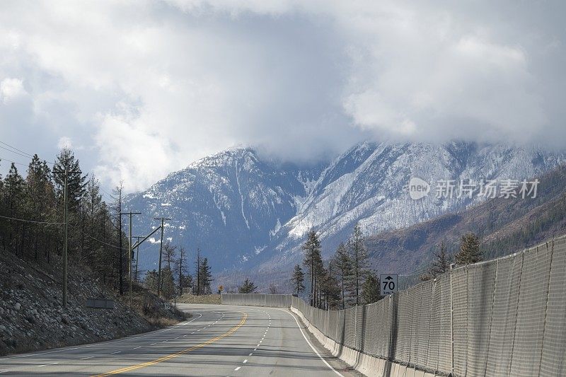 高速公路利顿，不列颠哥伦比亚省，加拿大