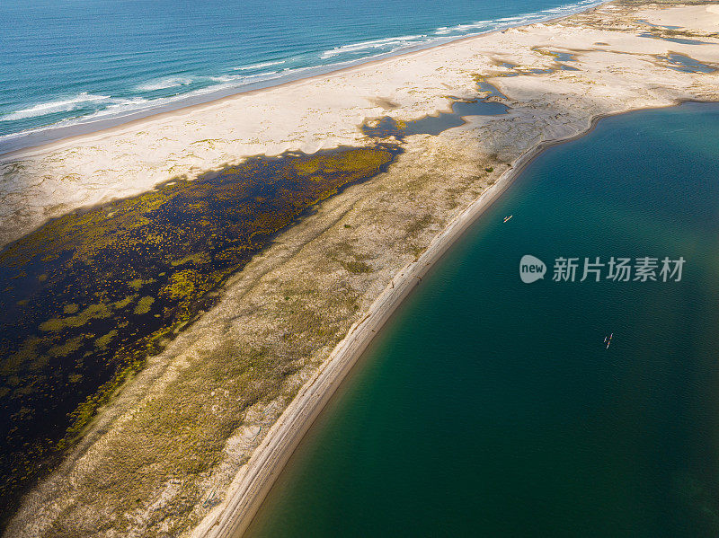 河流的自然格局。