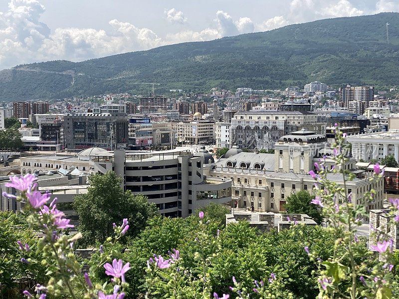 马其顿-斯科普里-市区全景图