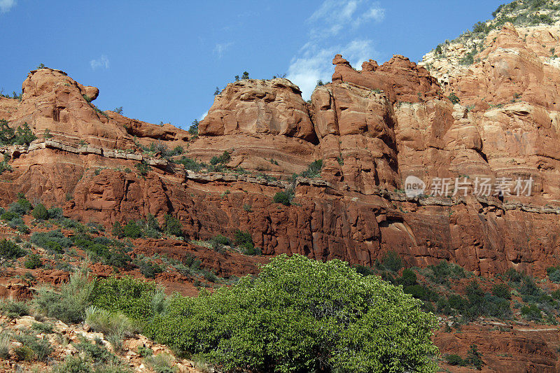 亚利桑那州沙漠神秘塞多纳红岩