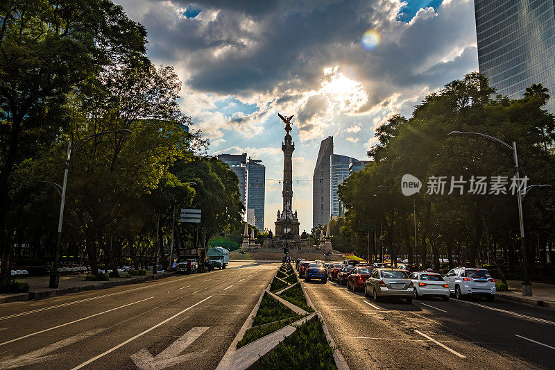 独立天使纪念碑-墨西哥城，墨西哥