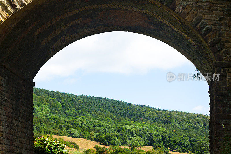 德比郡的拱桥和风景