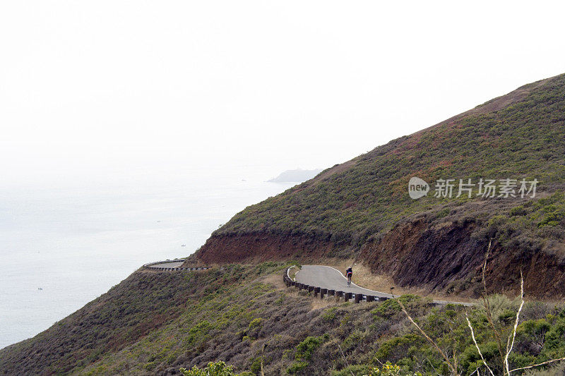 骑自行车海岸