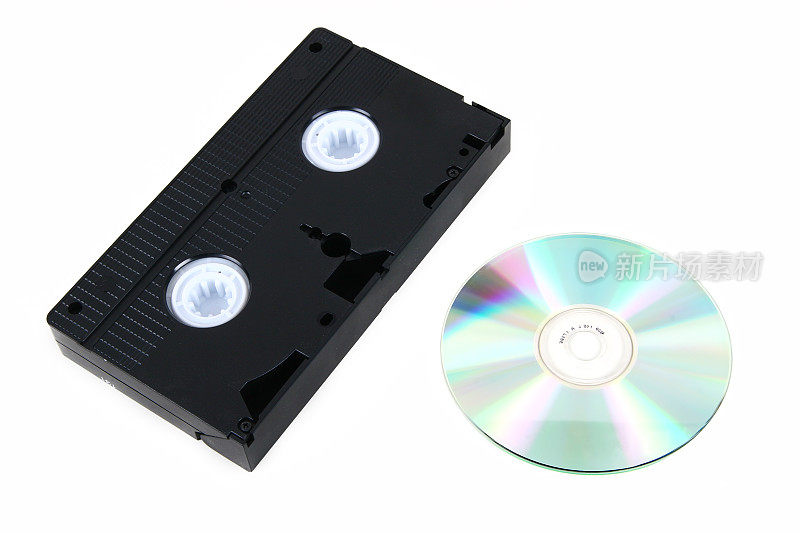 VHS磁带和DVD