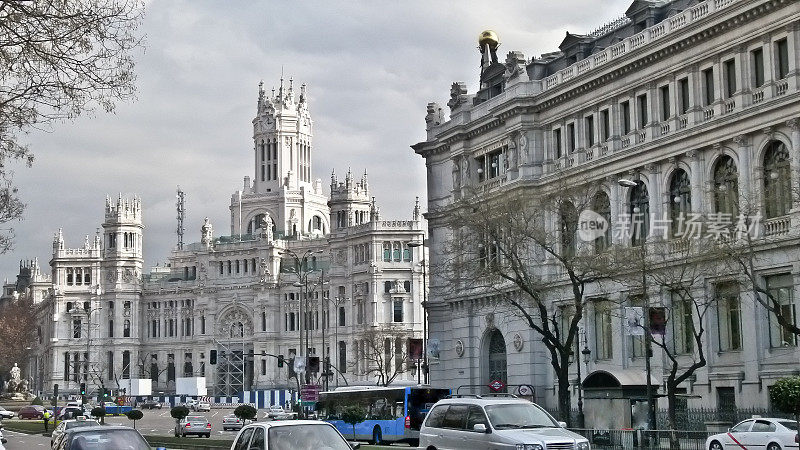 马德里的街景