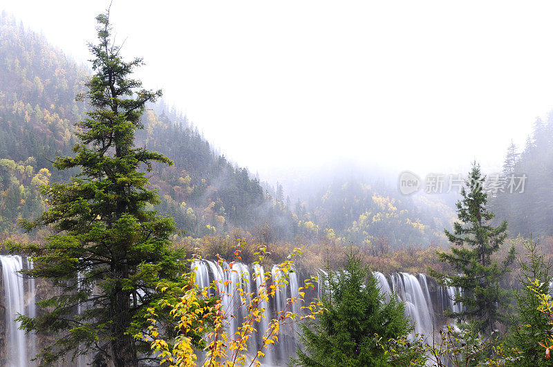 中国四川省九寨沟的风景