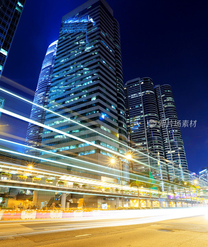 香港城市的夜晚