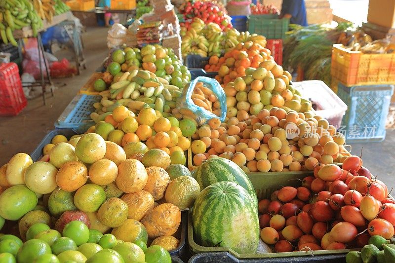 公众街市的水果及蔬菜