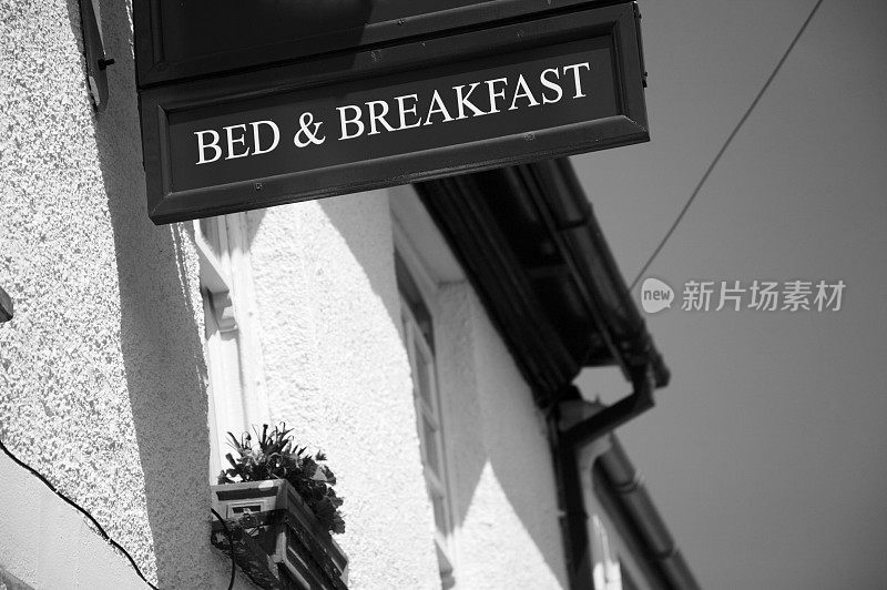 床位&早餐标志
