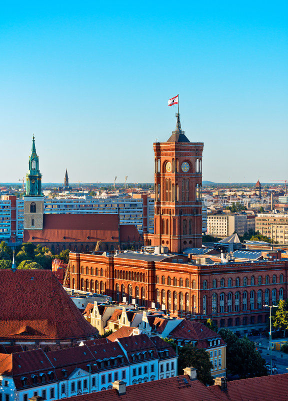 德国柏林的红市政厅