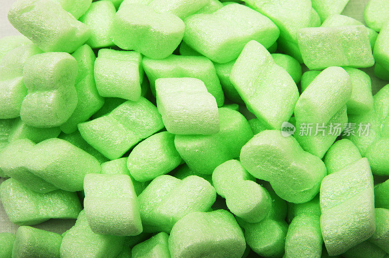 绿色聚苯乙烯包装珠