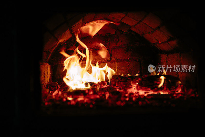 旧炉用火焰烧火