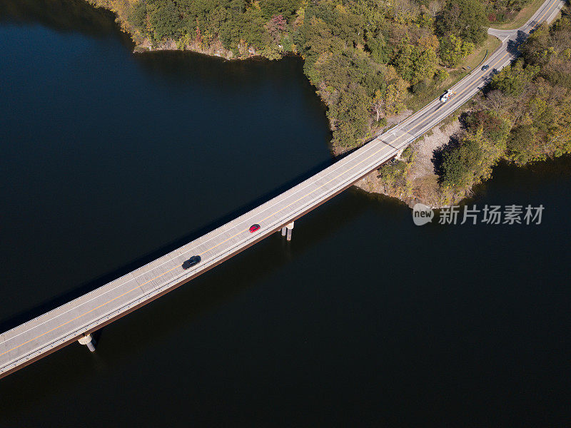 空中公路旅行和桥梁