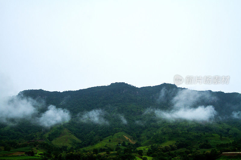 考亚艾山上的晨雾