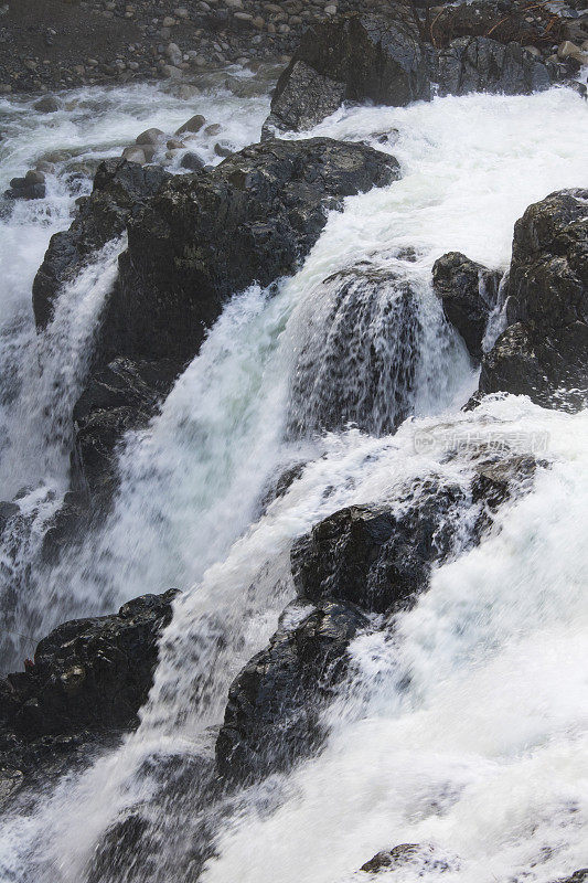 英国人的河瀑布，不列颠哥伦比亚，加拿大