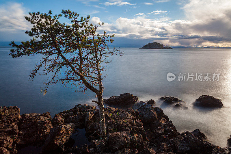 温哥华岛东苏克海景