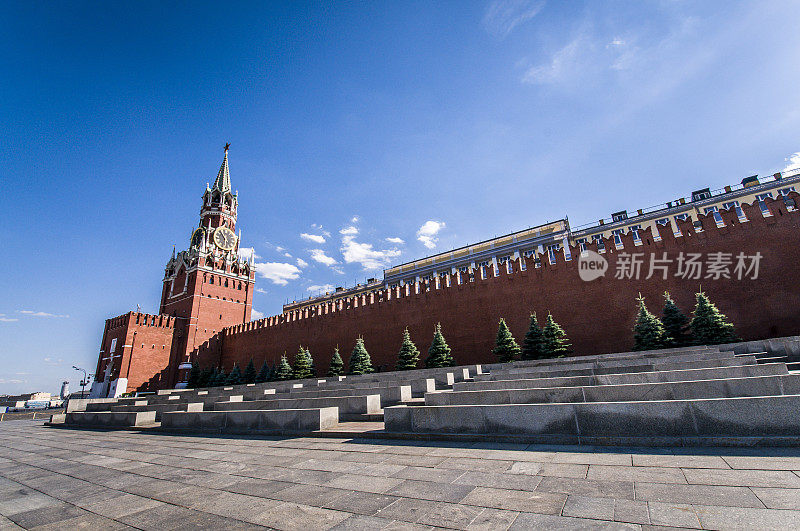 俄罗斯莫斯科红场的侧墙
