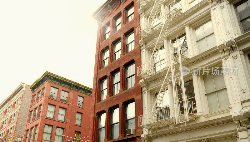 老式建筑，SoHo，曼哈顿，纽约
