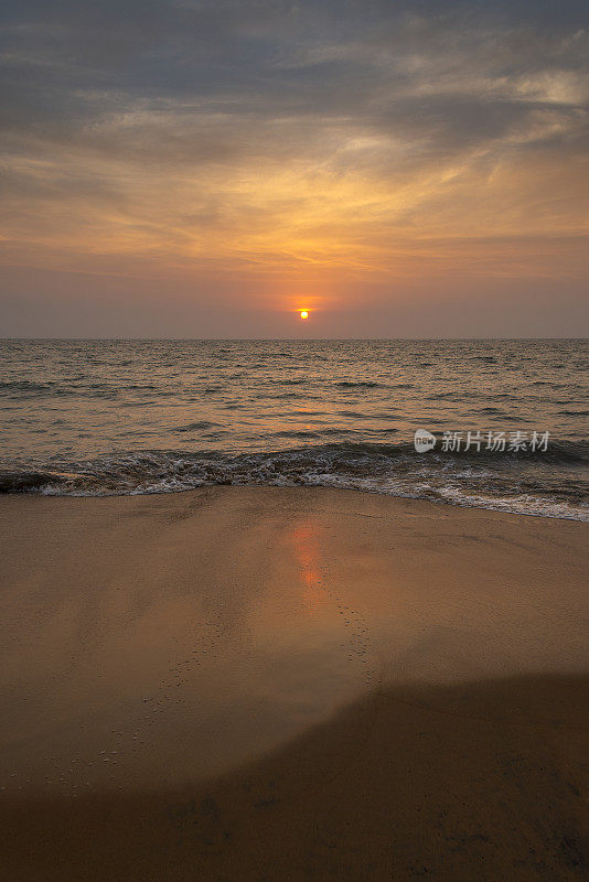 斯里兰卡的日落
