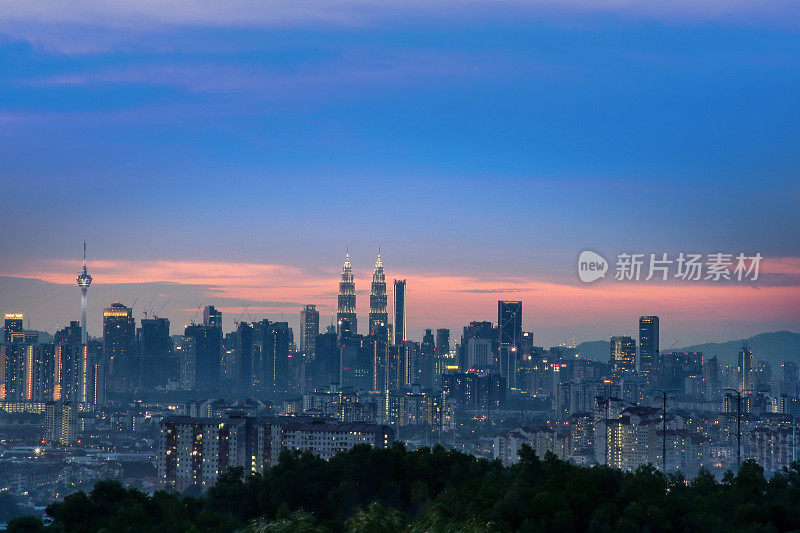 吉隆坡市观景